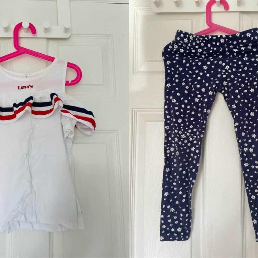 Levi’s girls two piece shirt pants